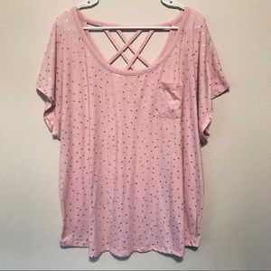 🔥🔥 Lane Bryant Lattice Back Top